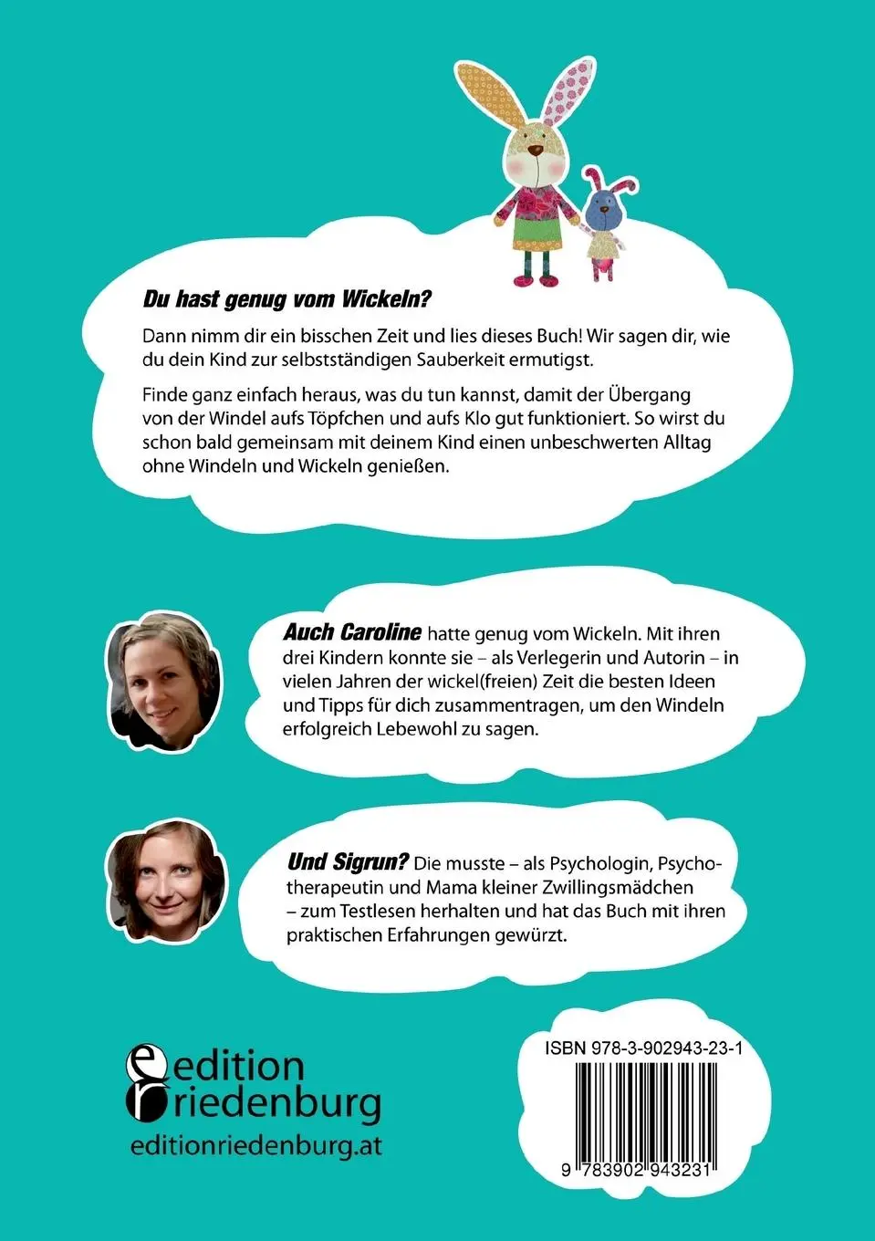 Rückseite: 9783902943231 | Ausgewickelt! So gelingt der Abschied von der Windel | Taschenbuch