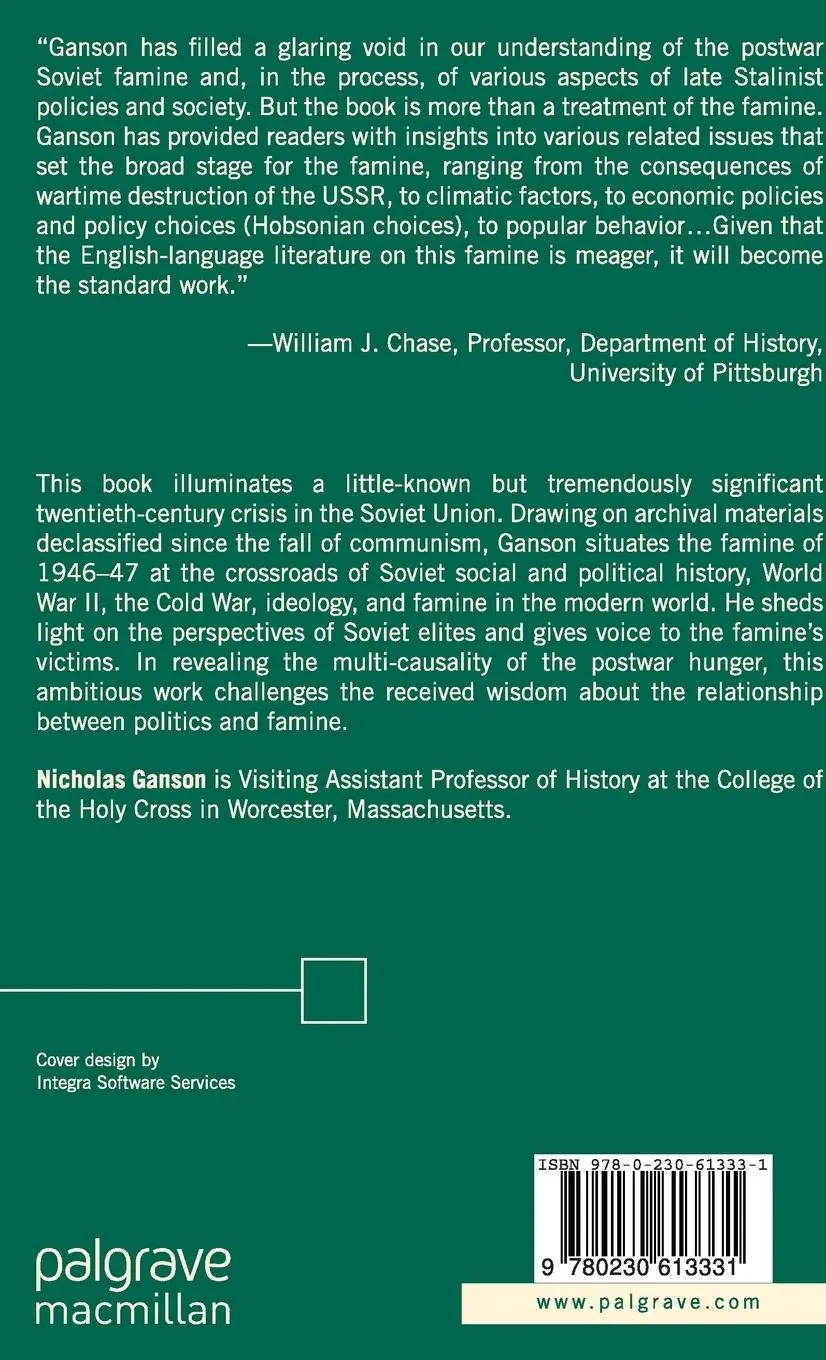 Rückseite: 9780230613331 | The Soviet Famine of 1946-47 in Global and Historical Perspective