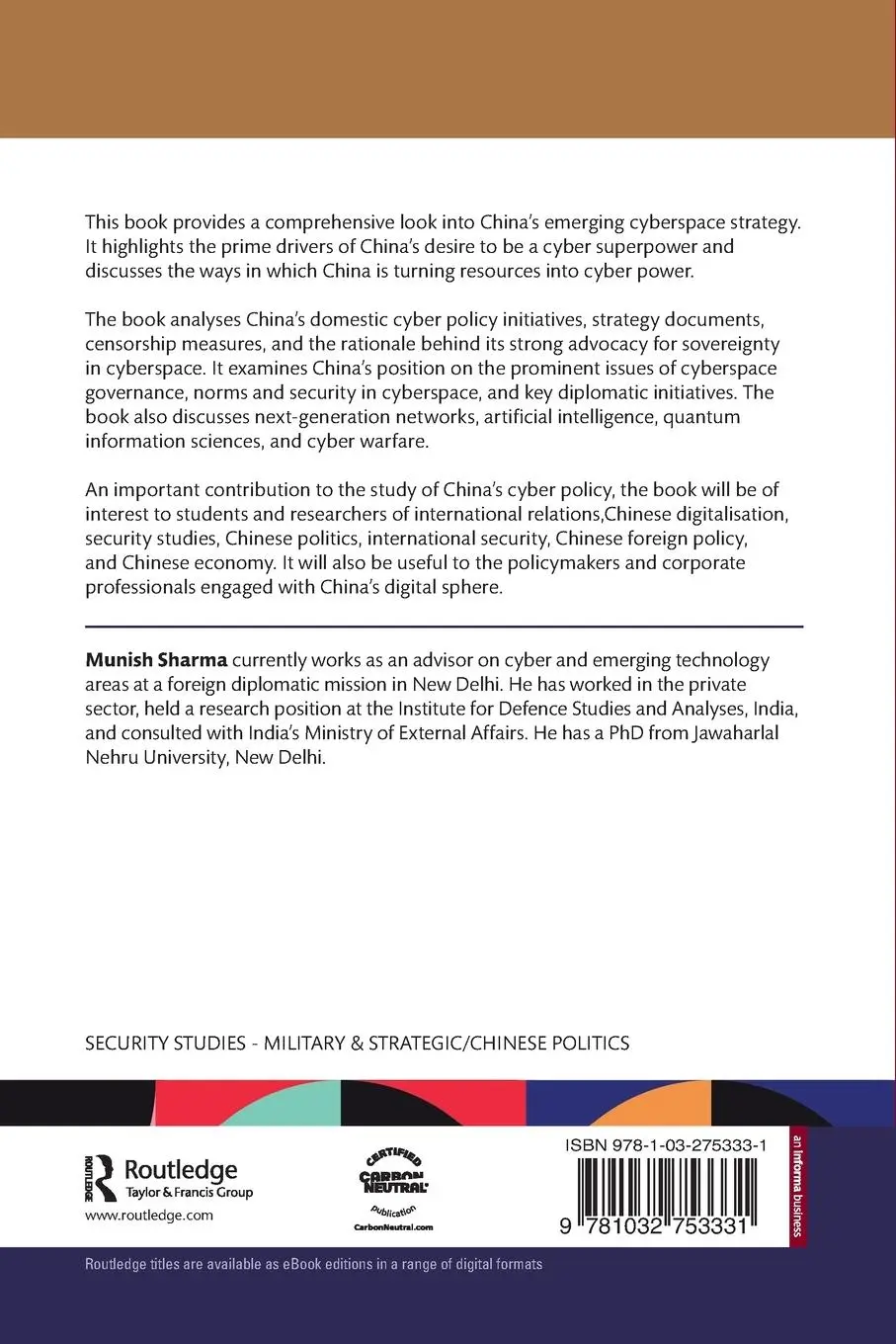 Rückseite: 9781032753331 | Building China into a Cyber Superpower | Desires, Drivers, and Devices