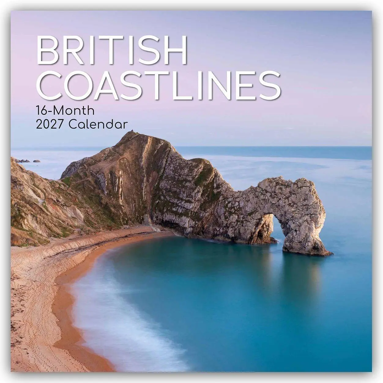 Cover: 9781805973331 | British Coastlines - Die Britische Küste 2027 - 16-Monatskalender