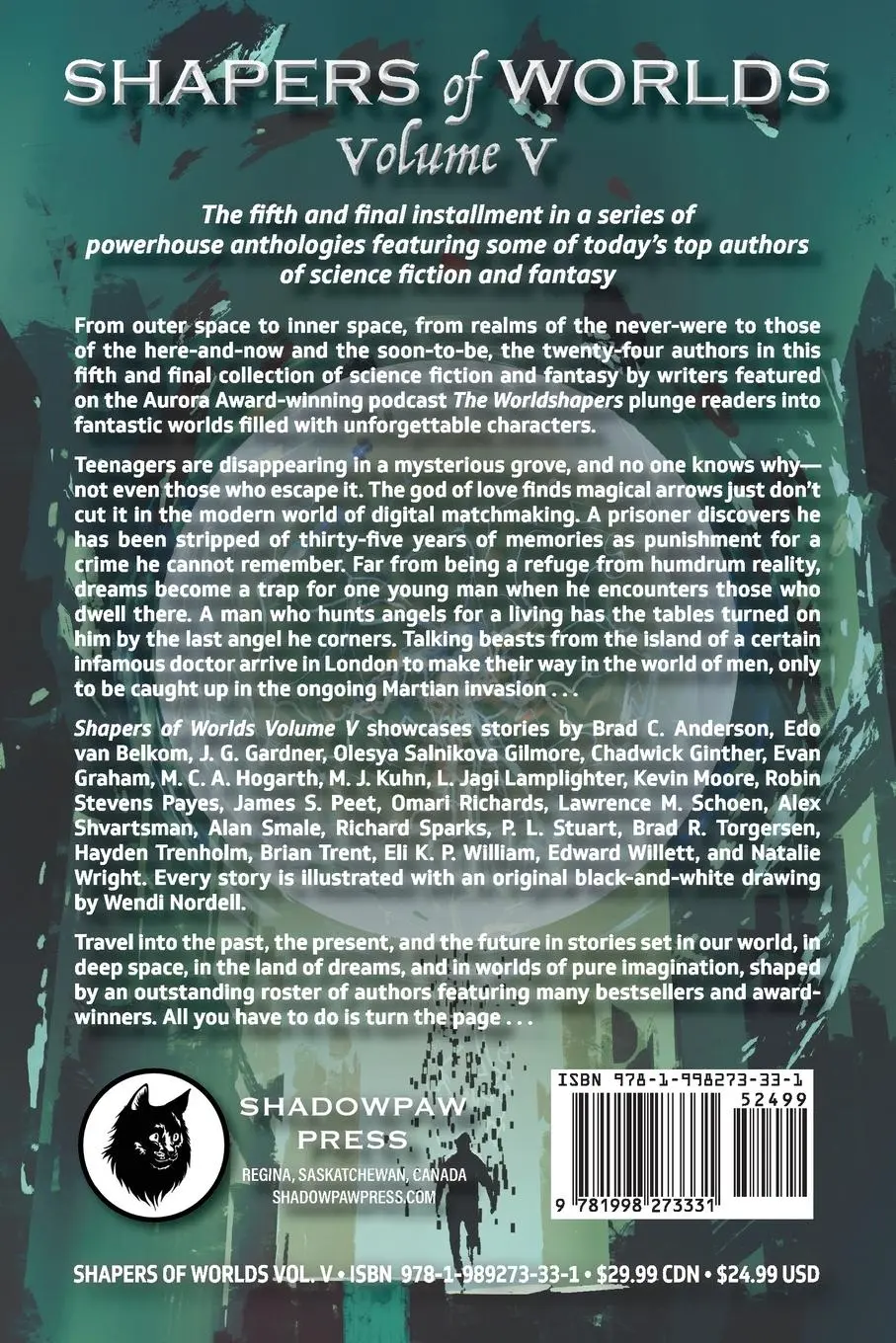 Rückseite: 9781998273331 | Shapers of Worlds Volume V | Edward Willett | Taschenbuch | Englisch