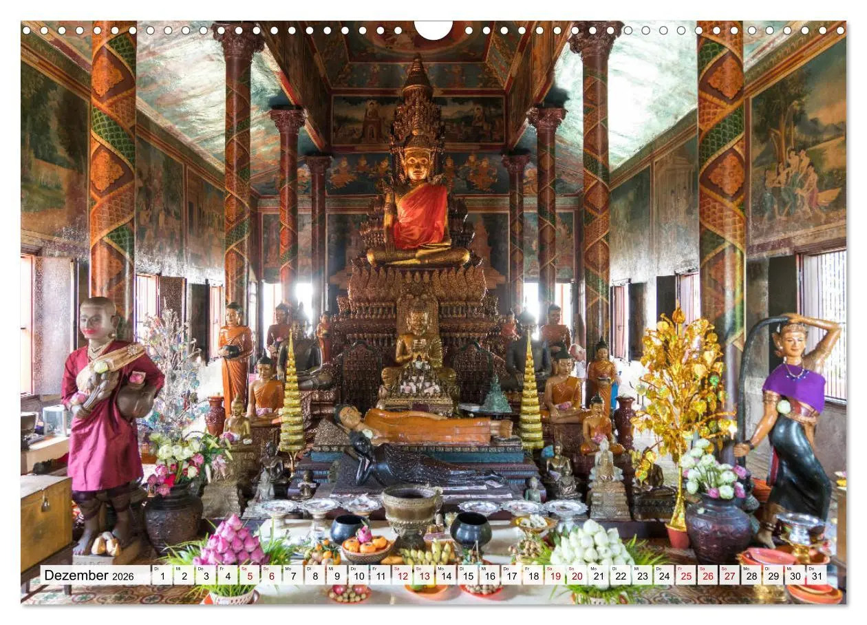 Bild: 9783457813331 | Königreich Kambodscha (Wandkalender 2026 DIN A3 quer), CALVENDO...