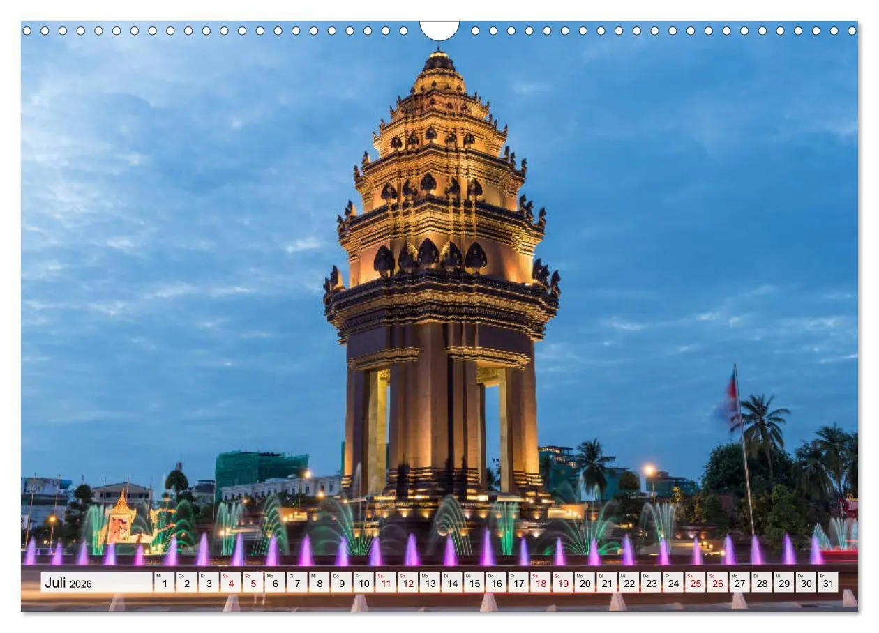 Bild: 9783457813331 | Königreich Kambodscha (Wandkalender 2026 DIN A3 quer), CALVENDO...