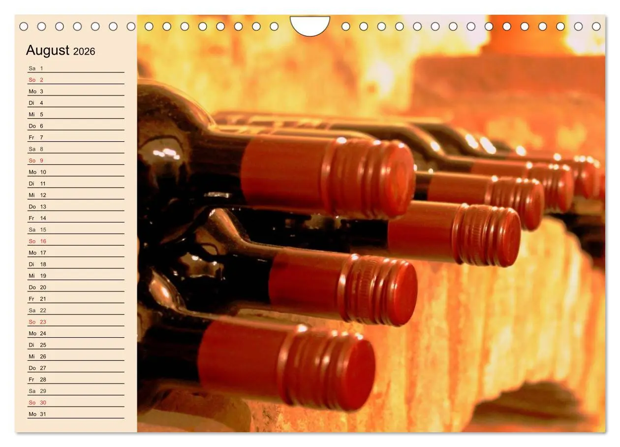 Bild: 9783457983331 | Weinanbau. Von der Traube zum Wein (Wandkalender 2026 DIN A4 quer),...
