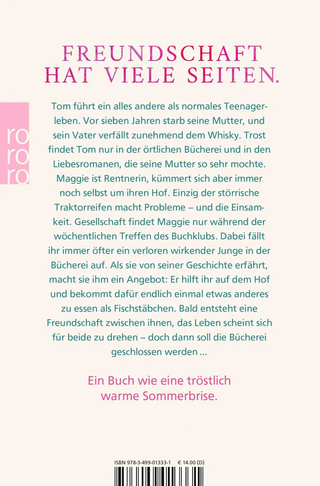Rückseite: 9783499013331 | Die Sommerbücherei | Eine herzerwärmende Freundschaftsgeschichte