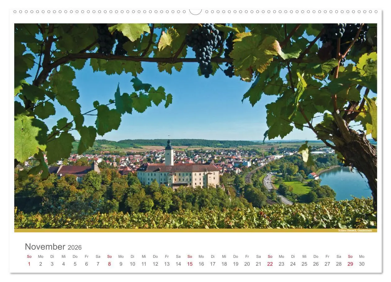 Bild: 9783516213331 | Der Neckar - Unterwegs in Deutschland (Wandkalender 2026 DIN A2...