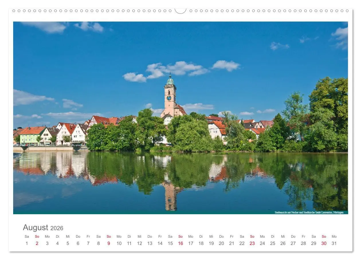 Bild: 9783516213331 | Der Neckar - Unterwegs in Deutschland (Wandkalender 2026 DIN A2...