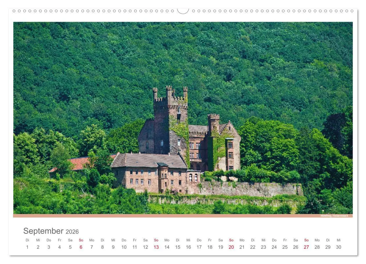 Bild: 9783516213331 | Der Neckar - Unterwegs in Deutschland (Wandkalender 2026 DIN A2...