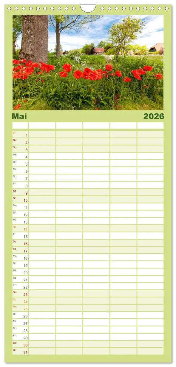 Bild: 9783516523331 | Familienplaner 2026 - Nordsee - Traum mit 5 Spalten (Wandkalender,...