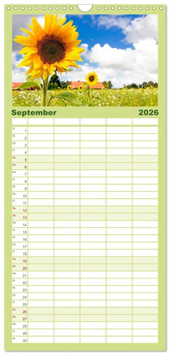 Bild: 9783516523331 | Familienplaner 2026 - Nordsee - Traum mit 5 Spalten (Wandkalender,...