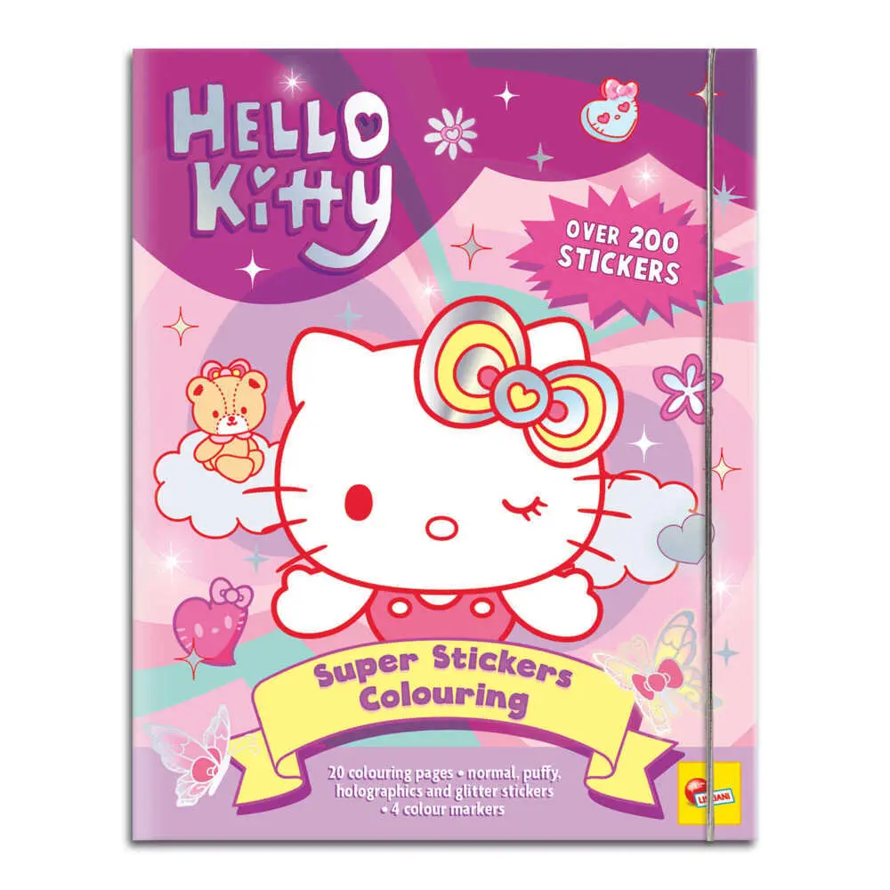 Cover: 9788833513331 | Hello Kitty Super Stickers Ausmalbuch In Display 12 | Taschenbuch