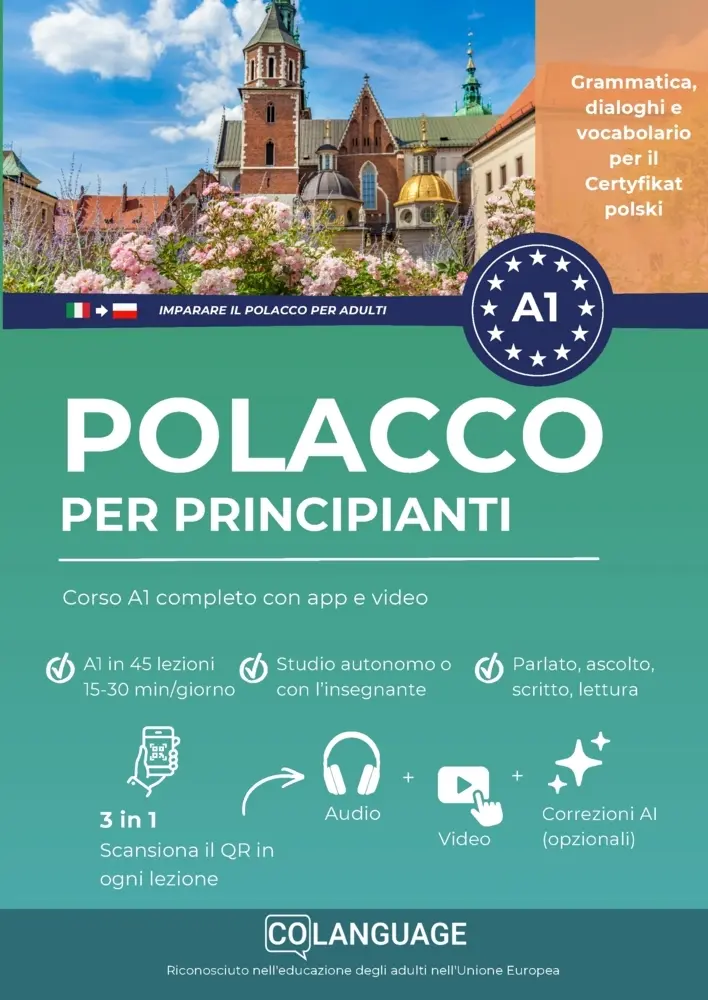 Cover: 9791388253331 | Imparare il polacco per principianti: corso A1 completo con app e...