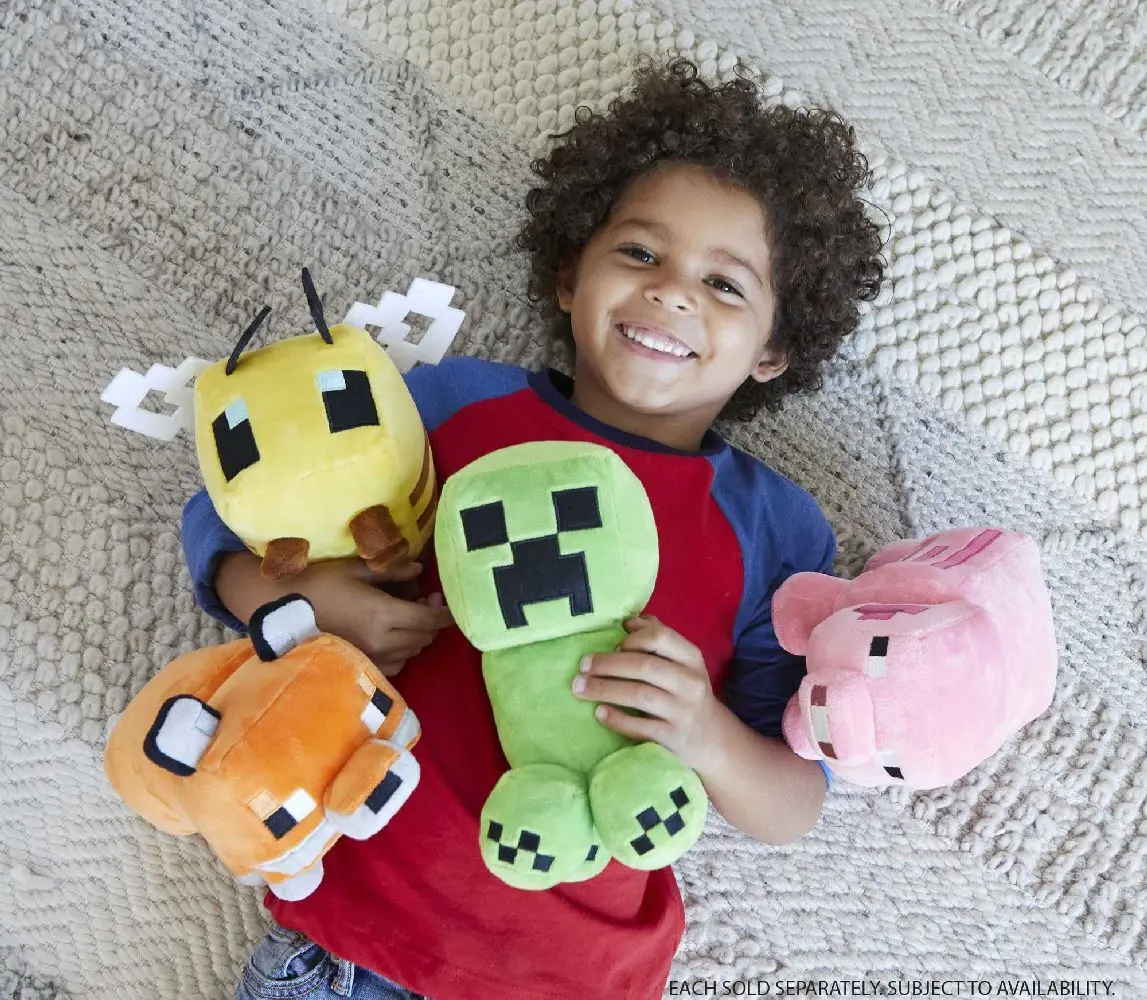 Bild: 887961993431 | Minecraft 8" Basic Plush Creeper | Ohne Verpackung mit Anhänger | 2024