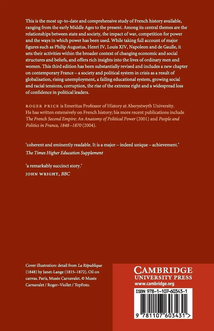 Rückseite: 9781107603431 | A Concise History of France | Roger Price | Taschenbuch | Englisch