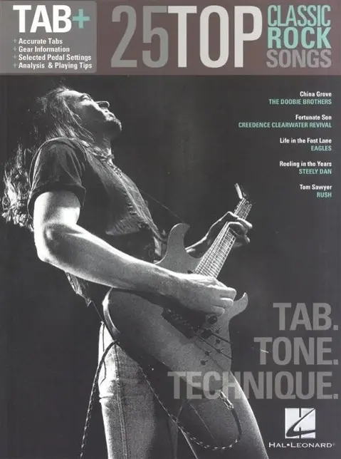 Cover: 9781476813431 | 25 Top Classic Rock Songs - Tab. Tone. Technique. | Tab+ | Corporation