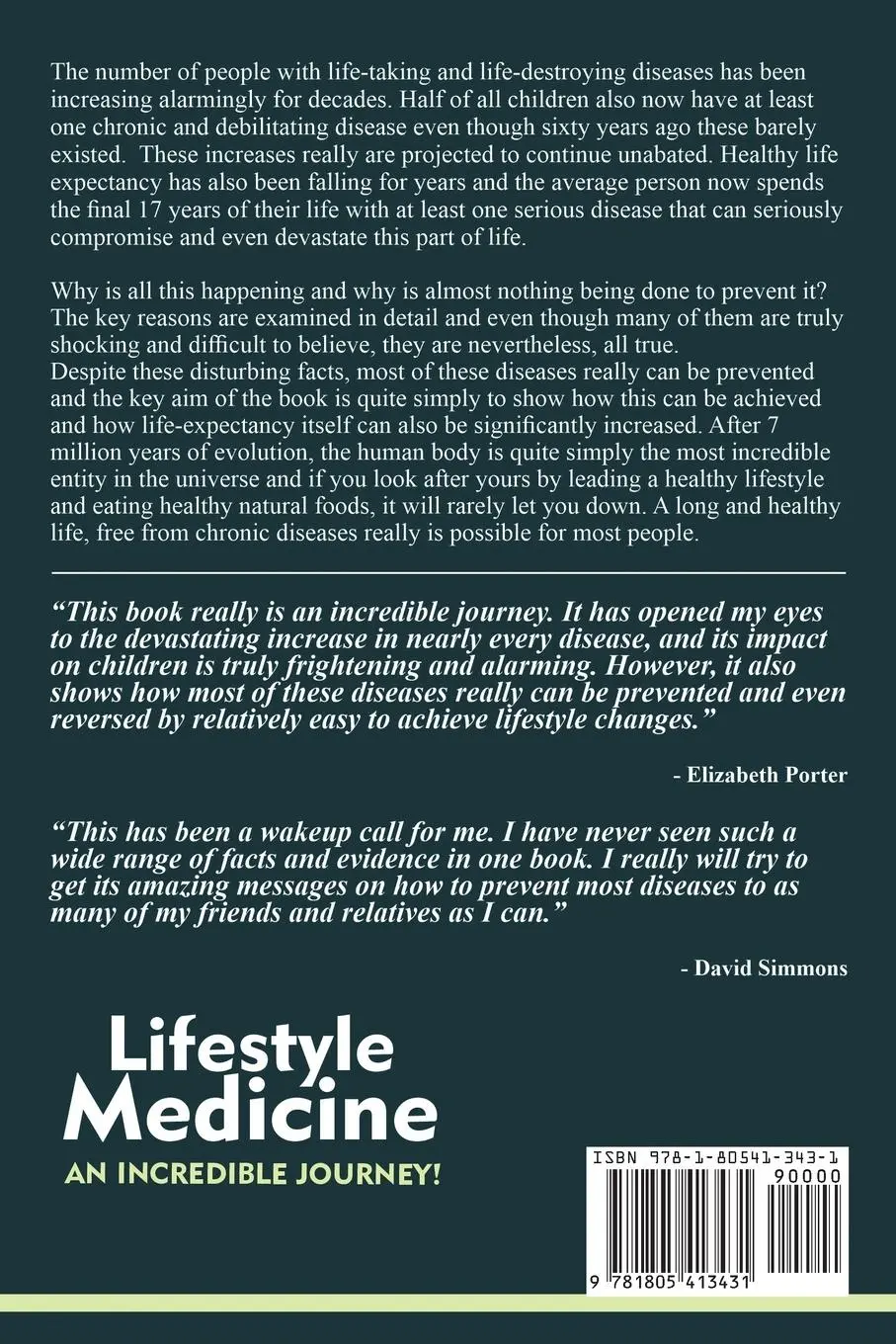Rückseite: 9781805413431 | Lifestyle Medicine | An Incredible Journey | Anthony Armstrong | Buch