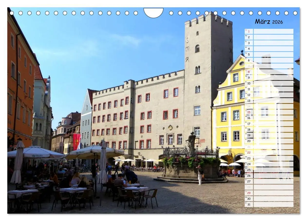 Bild: 9783457973431 | Regensburg erleben (Wandkalender 2026 DIN A4 quer), CALVENDO...