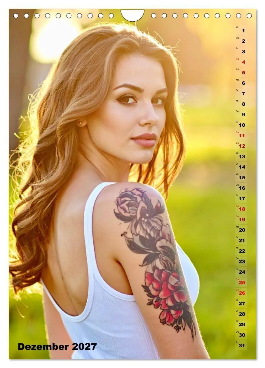 Bild: 9783516753431 | Tattoo Beautys (Wandkalender 2027 DIN A4 hoch), CALVENDO...
