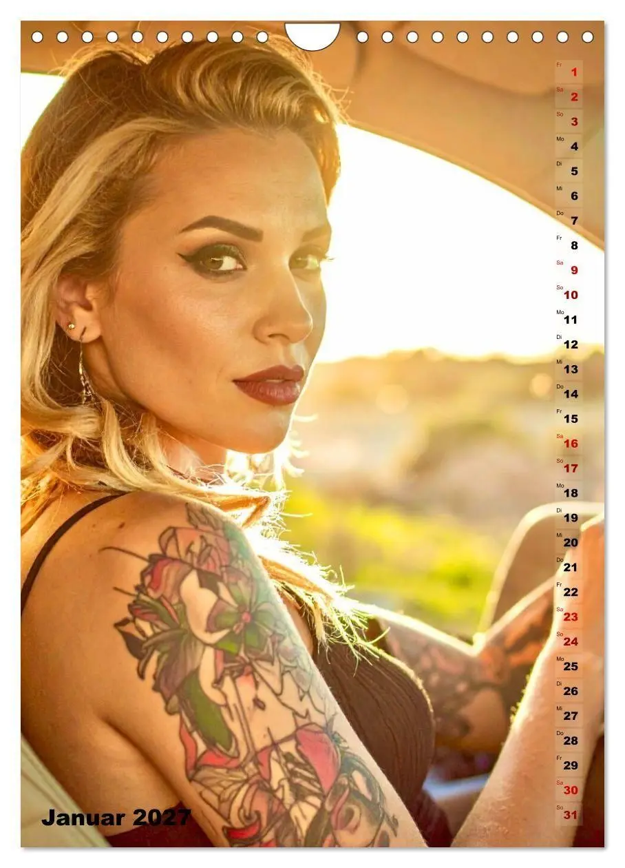 Bild: 9783516753431 | Tattoo Beautys (Wandkalender 2027 DIN A4 hoch), CALVENDO...