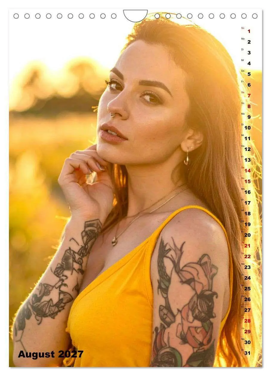 Bild: 9783516753431 | Tattoo Beautys (Wandkalender 2027 DIN A4 hoch), CALVENDO...