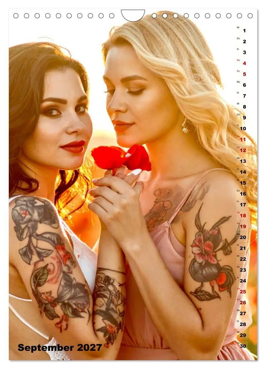 Bild: 9783516753431 | Tattoo Beautys (Wandkalender 2027 DIN A4 hoch), CALVENDO...