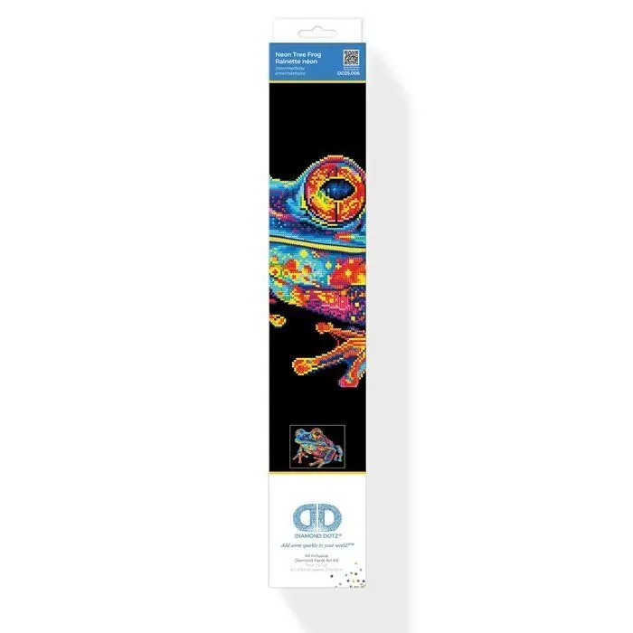 Bild: 4895225943531 | DIAMOND DOTZ - Diamond Painting Neon Baumfrosch | Kit (Bastelset)