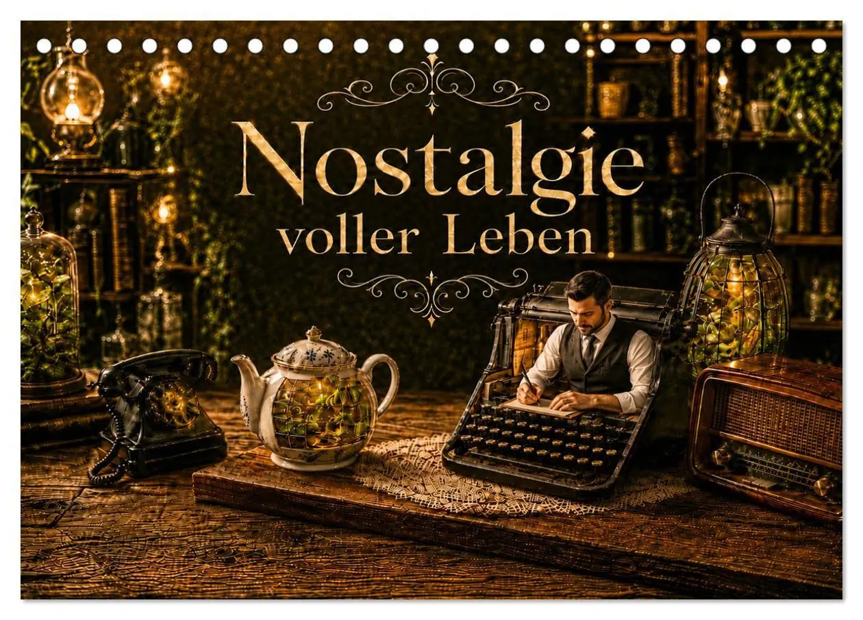 Cover: 9783594273531 | Nostalgie voller Leben (Tischkalender 2027 DIN A5 quer), CALVENDO...