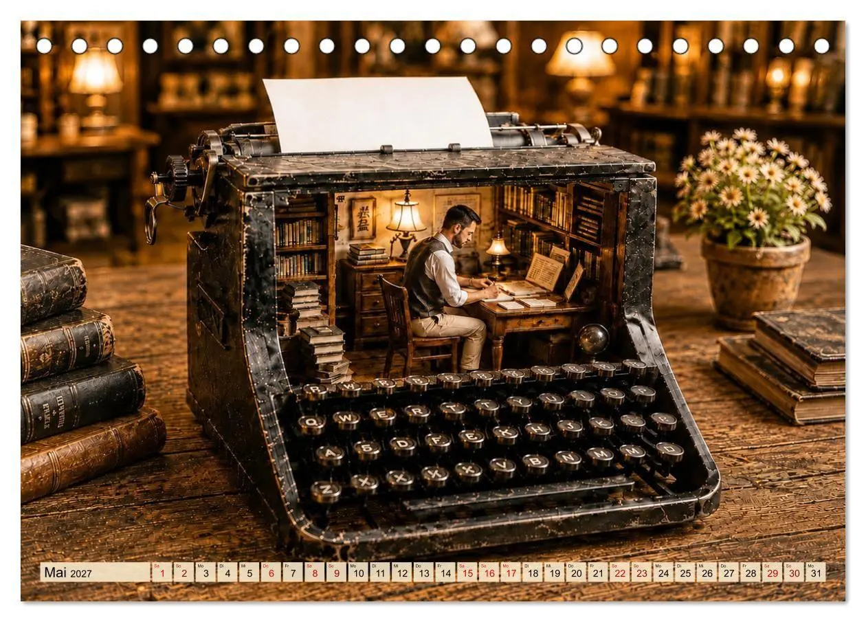 Bild: 9783594273531 | Nostalgie voller Leben (Tischkalender 2027 DIN A5 quer), CALVENDO...