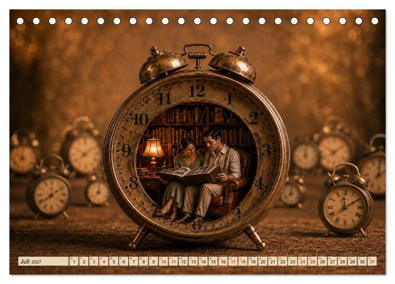 Bild: 9783594273531 | Nostalgie voller Leben (Tischkalender 2027 DIN A5 quer), CALVENDO...