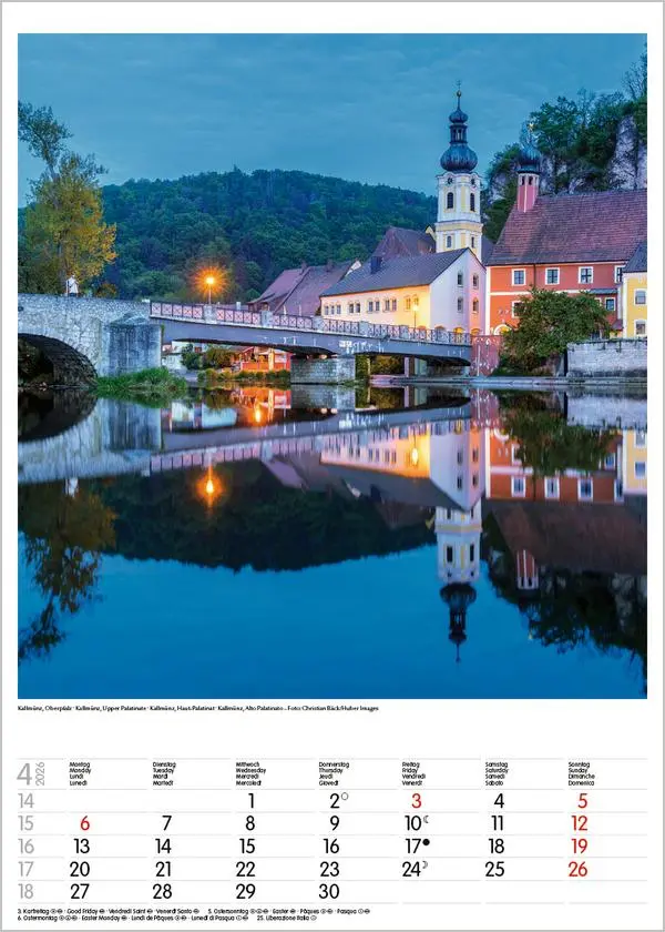 Bild: 9783731883531 | Bayern 2026 | Wandkalender mit Fotos von Bayern. Format 30 x 42 cm.