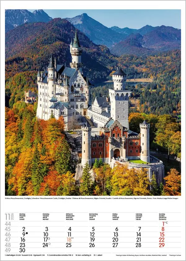 Bild: 9783731883531 | Bayern 2026 | Wandkalender mit Fotos von Bayern. Format 30 x 42 cm.