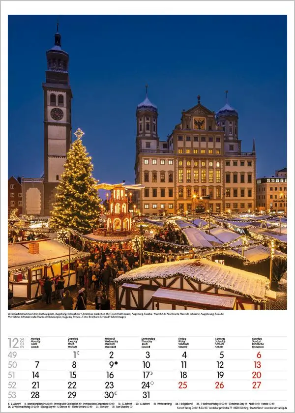 Bild: 9783731883531 | Bayern 2026 | Wandkalender mit Fotos von Bayern. Format 30 x 42 cm.