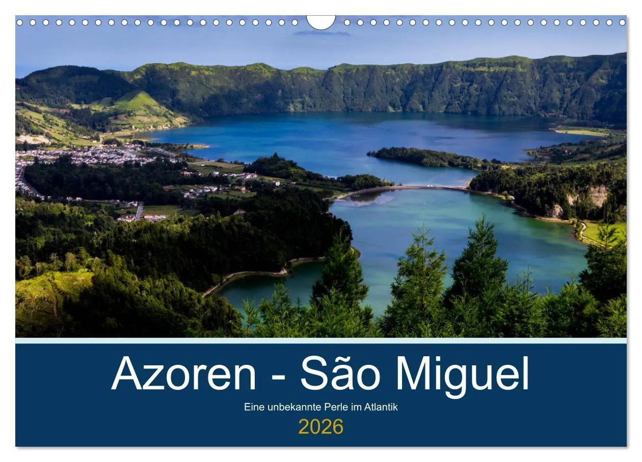 Cover: 9783457883631 | Azoren - São Miguel (Wandkalender 2026 DIN A3 quer), CALVENDO...