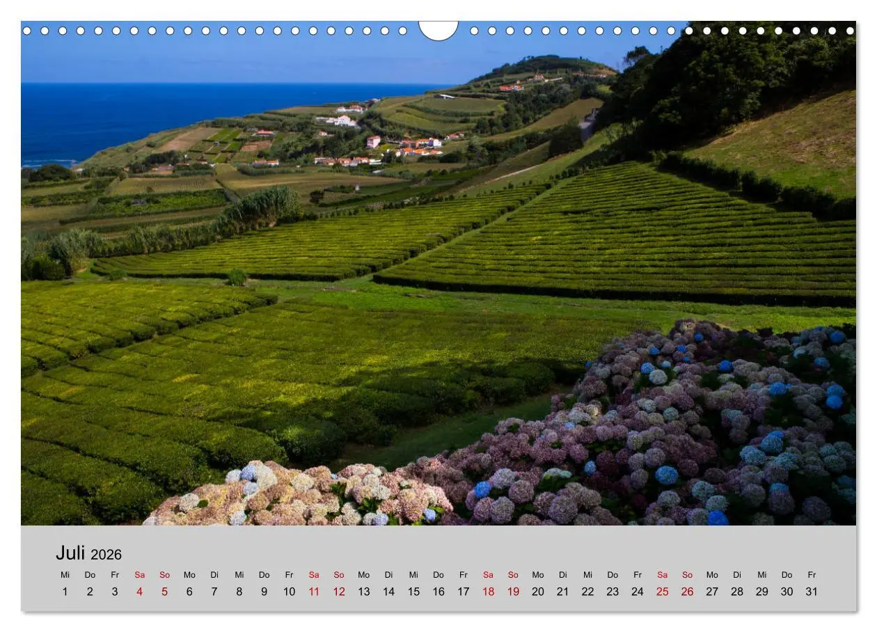 Bild: 9783457883631 | Azoren - São Miguel (Wandkalender 2026 DIN A3 quer), CALVENDO...