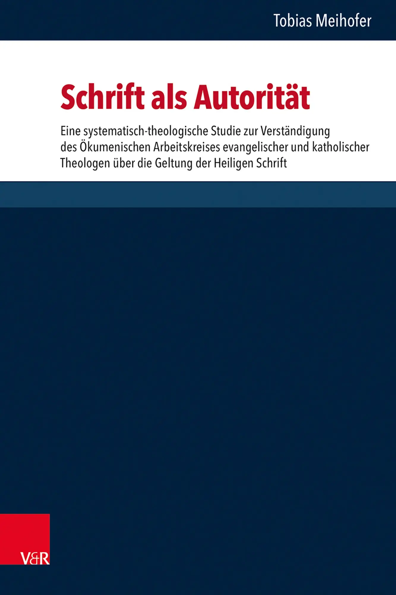 Cover: 9783525573631 | Schrift als Autorität | Tobias Meihofer | Buch | Deutsch | 2025