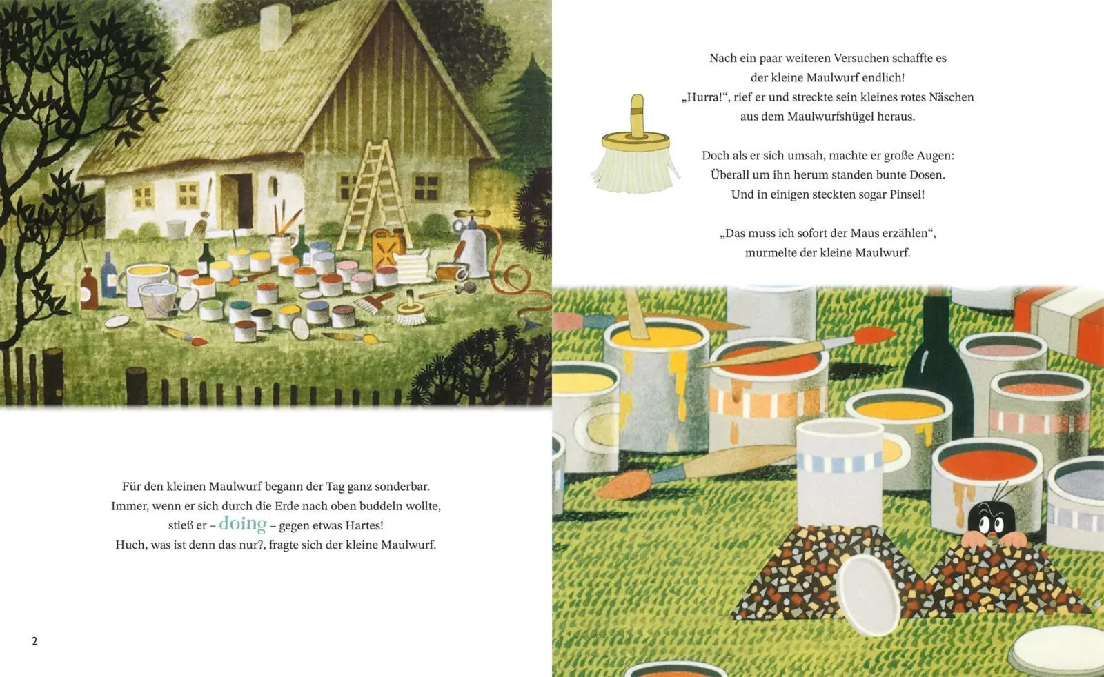 Bild: 9783551523631 | Der kleine Maulwurf als Maler | Zdenek Miler (u. a.) | Buch | 40 S.