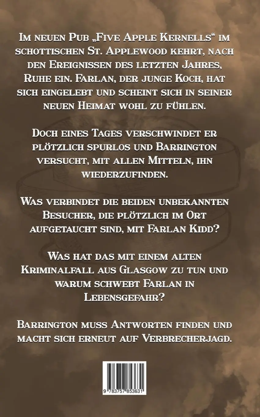 Rückseite: 9783757853631 | Barrington-Kleine Morde unter Gangstern (Band 2) Cosy-Krimi | Benedict