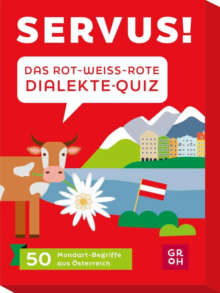 Cover: 4036442013731 | Servus! Das rot-weiß-rote Dialekte-Quiz | Angelika Mandler-Saul | 2025