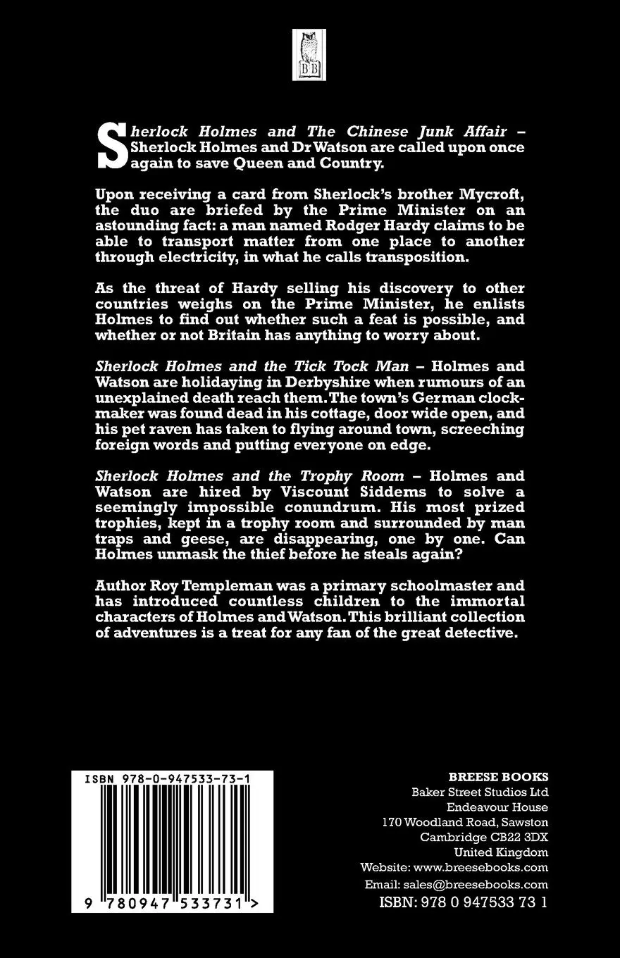 Rückseite: 9780947533731 | Sherlock Holmes and the Chinese Junk Affair and other stories | Buch