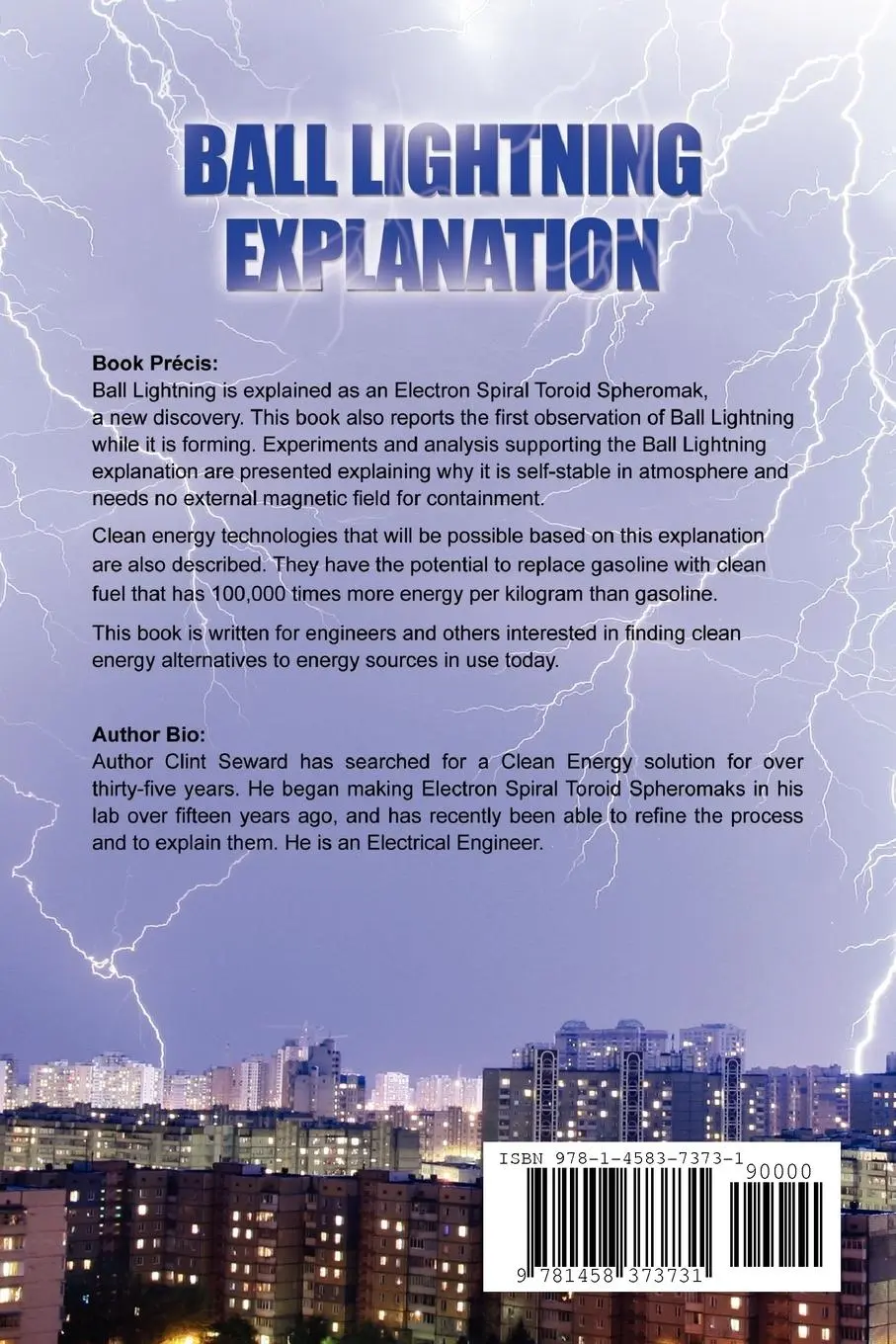 Rückseite: 9781458373731 | Ball Lightning Explanation | Clint Seward | Taschenbuch | Englisch