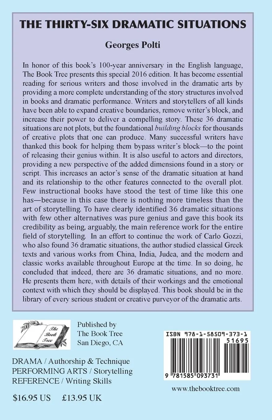 Rückseite: 9781585093731 | The Thirty-Six Dramatic Situations | The 100-Year Anniversary Edition