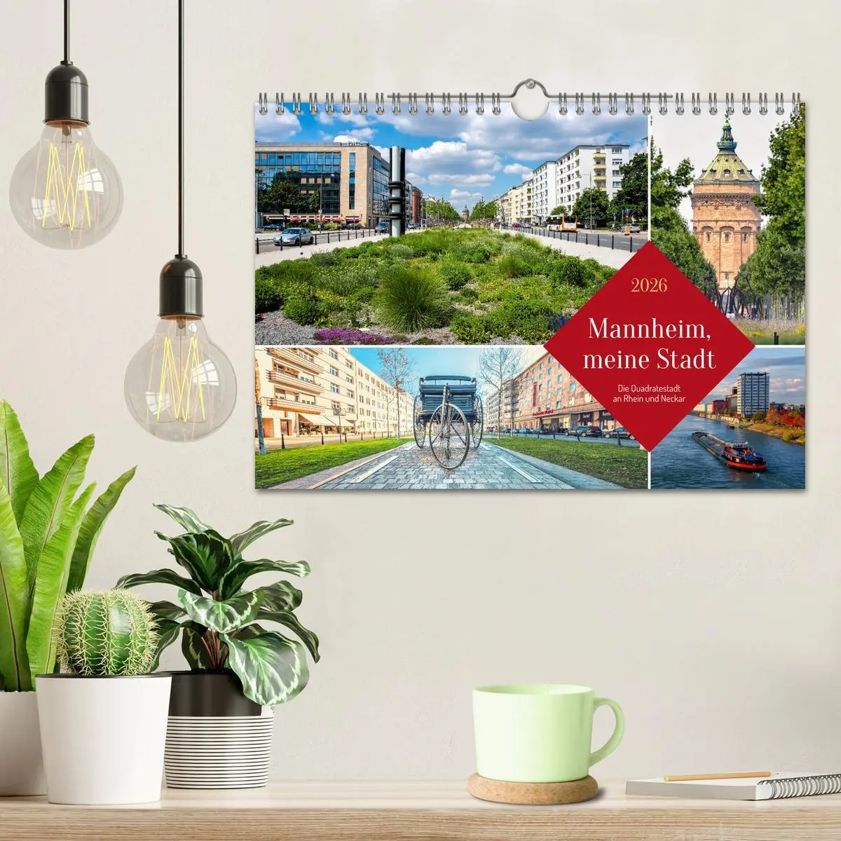 Bild: 9783457253731 | Mannheim, meine Stadt (Wandkalender 2026 DIN A4 quer), CALVENDO...