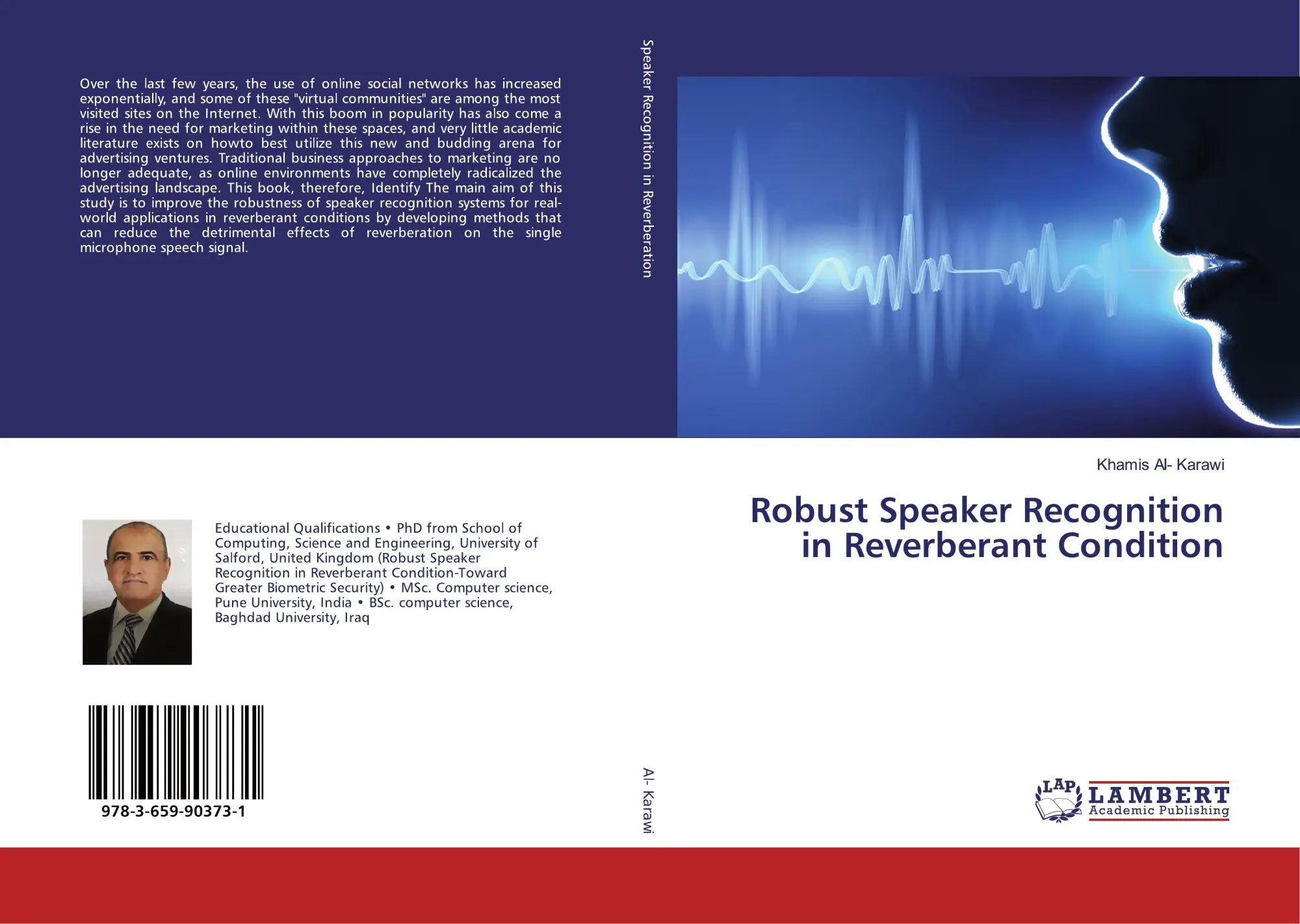Cover: 9783659903731 | Robust Speaker Recognition in Reverberant Condition | Karawi | Buch