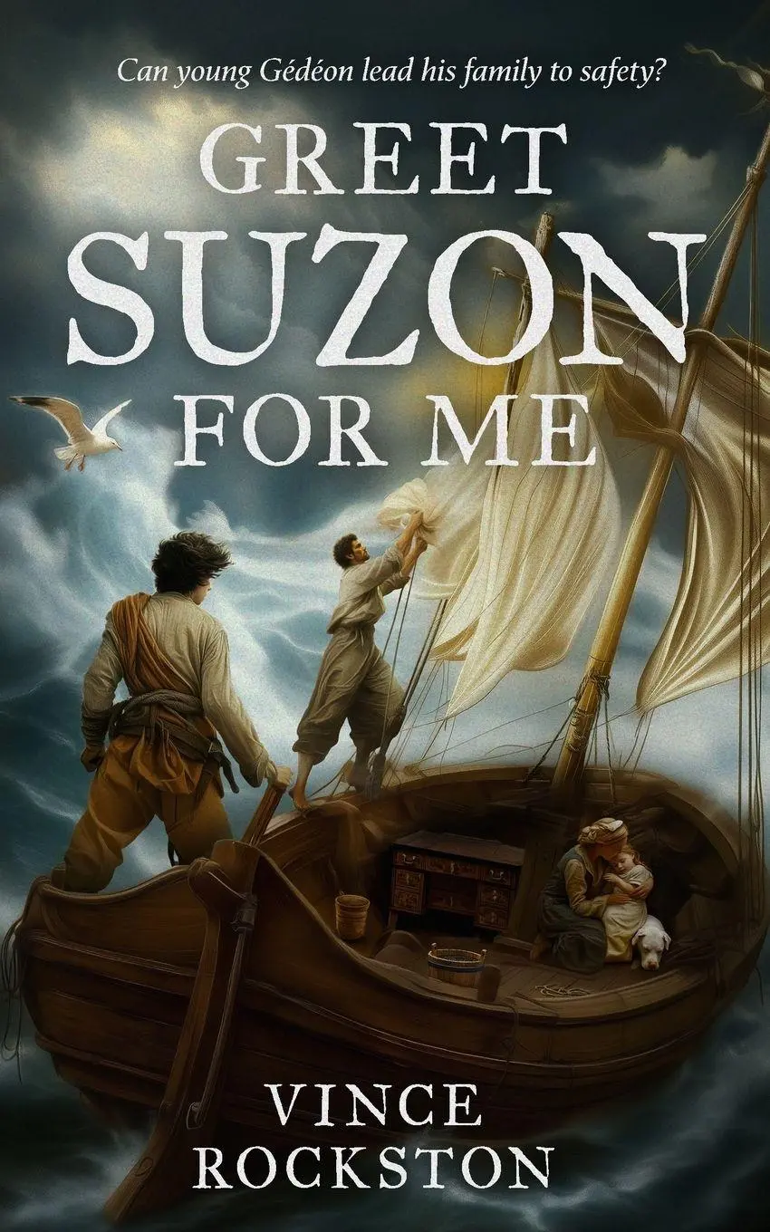 Cover: 9783952493731 | Greet Suzon for me | Can young Gédéon lead his family to safety?