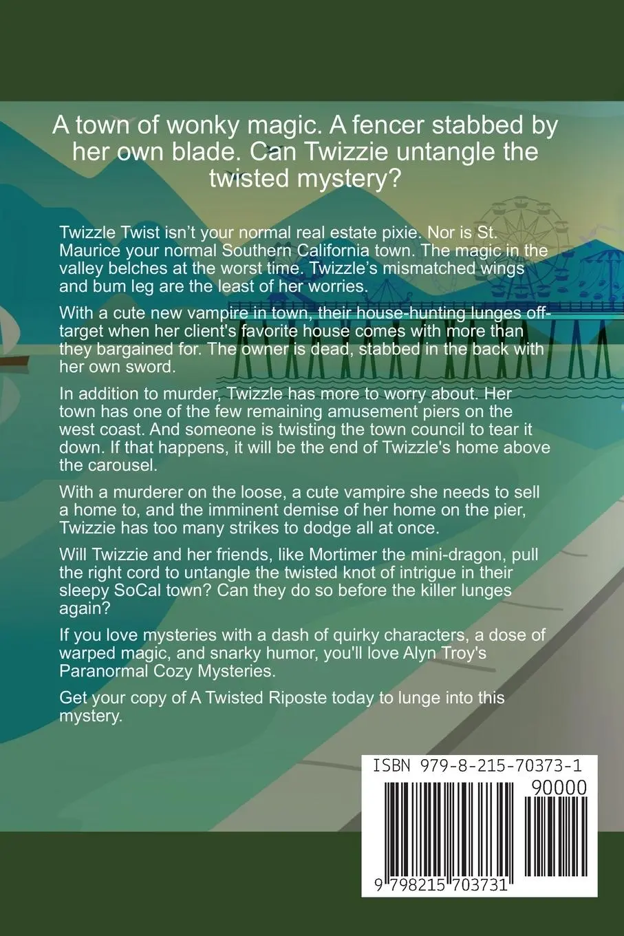 Rückseite: 9798215703731 | A Twisted Riposte | Alyn Troy | Taschenbuch | Englisch | 2021