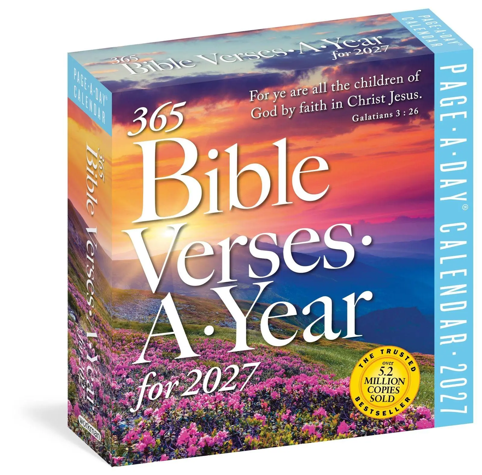 Cover: 9781523533831 | 365 Bible Verses-A-Year Page-A-Day(r) Calendar 2027 | Calendars | 2027