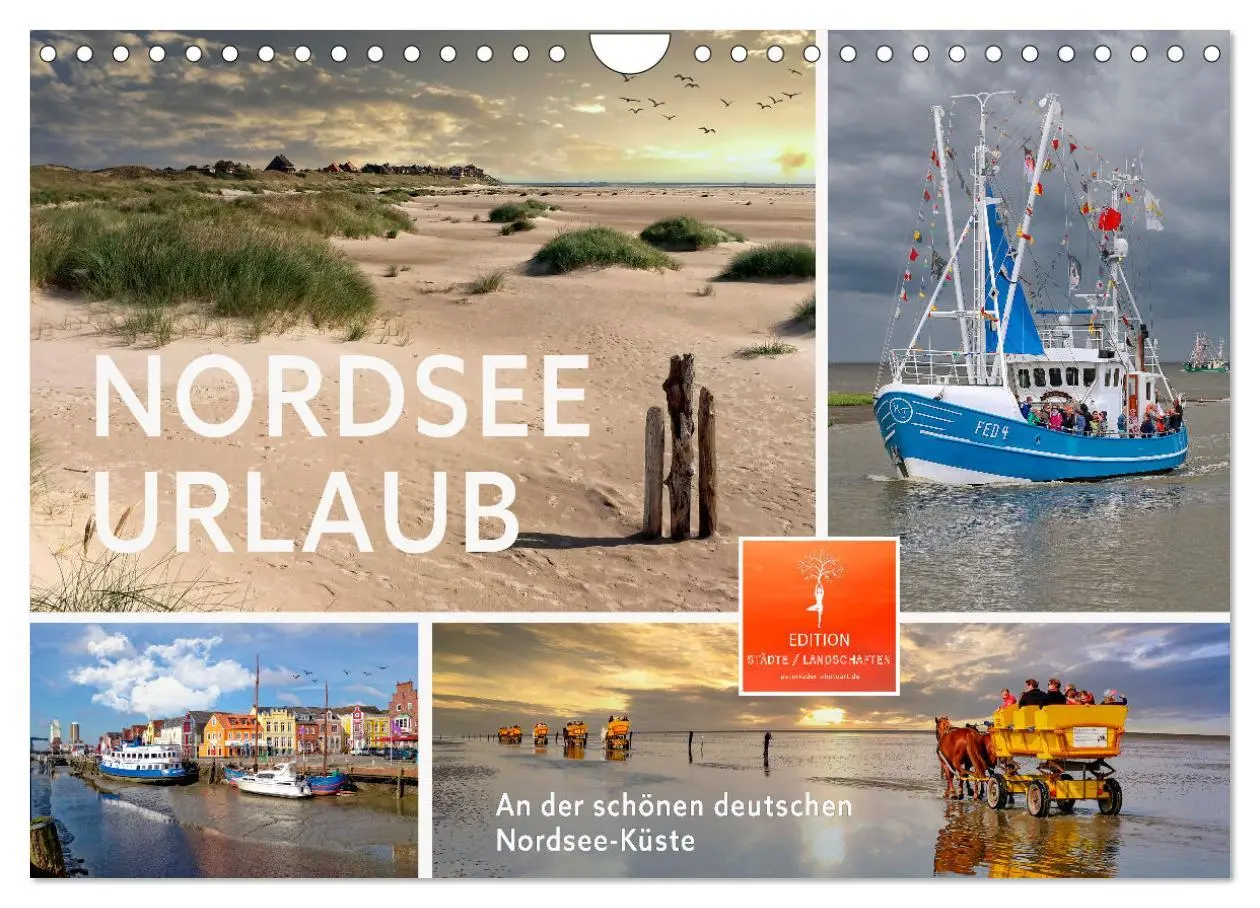 Cover: 9783457623831 | Nordsee-Urlaub (Wandkalender 2026 DIN A4 quer), CALVENDO...