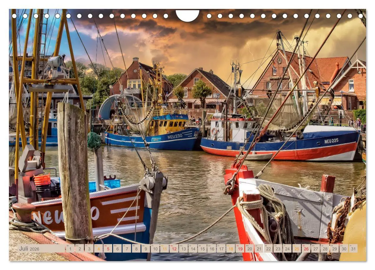 Bild: 9783457623831 | Nordsee-Urlaub (Wandkalender 2026 DIN A4 quer), CALVENDO...