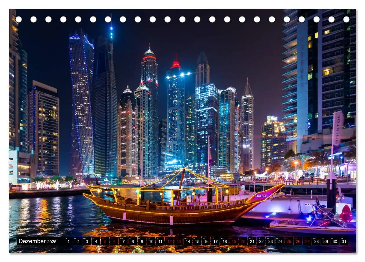 Bild: 9783457863831 | Dubai Wüstenstadt (Tischkalender 2026 DIN A5 quer), CALVENDO...