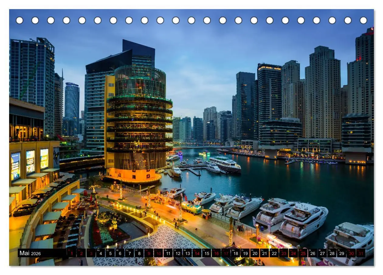 Bild: 9783457863831 | Dubai Wüstenstadt (Tischkalender 2026 DIN A5 quer), CALVENDO...